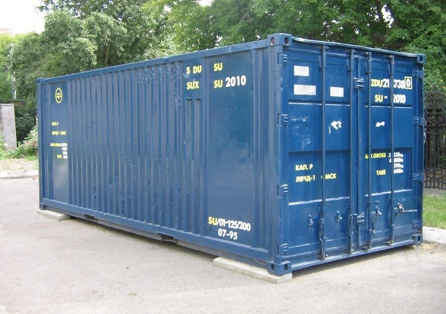 Storage container on location Storage container on location